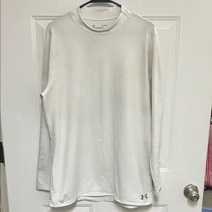 Under Armour Men's Classic White Long Sleeve Tee